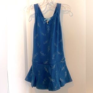 Lands End Kids Seahorse Swim Suit, Size 6